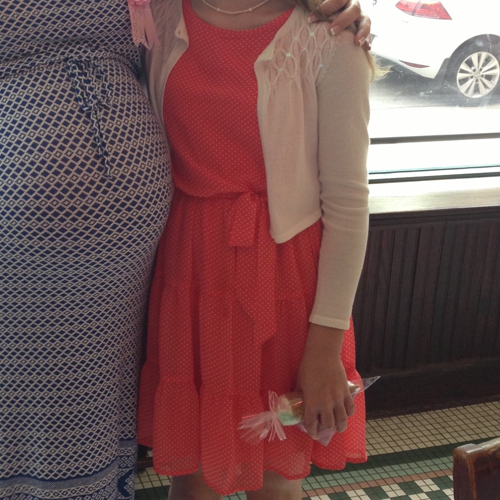 Speechless Girls Coral Pink Dress Size 16